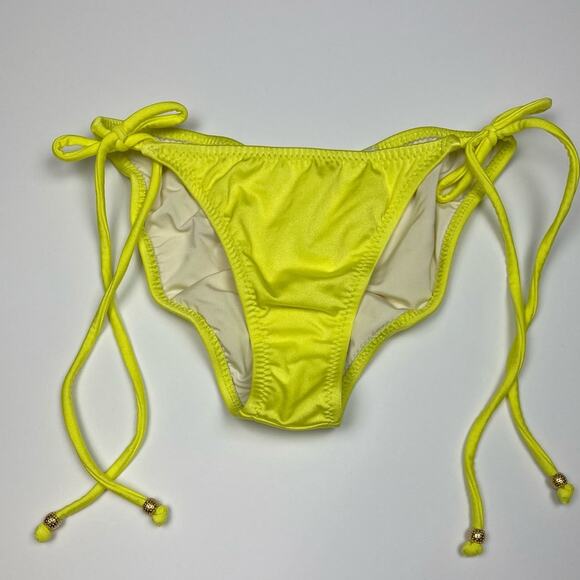Eberjey Beach Glow Kate Bikini Bottom Yellow Small - Picture 1 of 9
